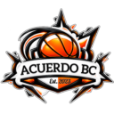 vibrant neon acuerdo bc basketball logo